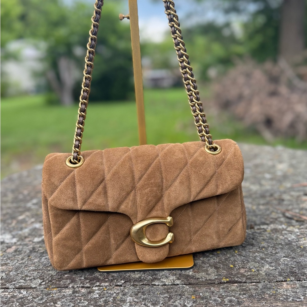 Tabby shoulder bag 26 in suede
